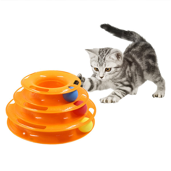 Three Levels pet cat toy