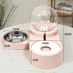 Cat Bowl Dog Water Feeder