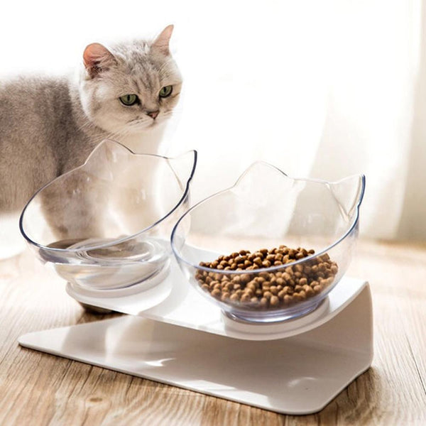 Bowls With Stand Pet Feeder