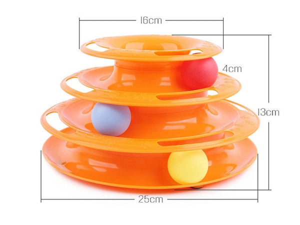 Three Levels pet cat toy