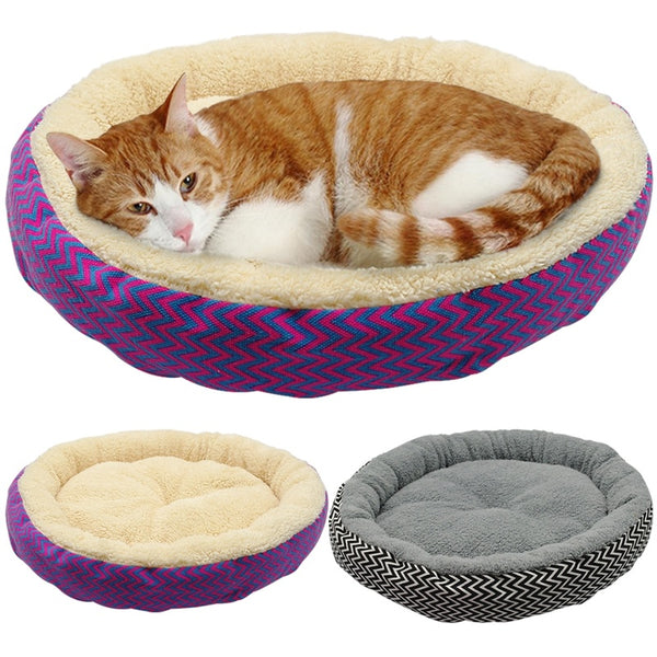 Soft Cat Bed House Round