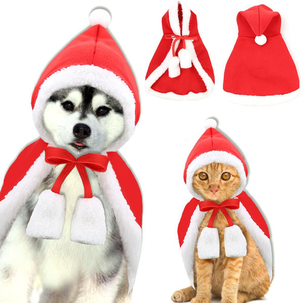 Pet Christmas Costume Cape