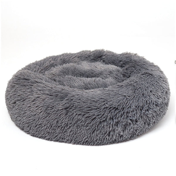 Round Plush Cat Bed House