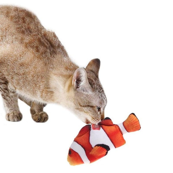3D Fish Plush Cat Pet Toy