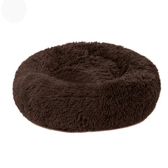6 Sizes Round Plush Cat Bed
