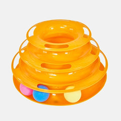 Three Levels Pet Cat Toy Tower