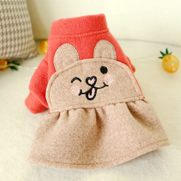 Woolen Cloth Skirt Cat Clothes
